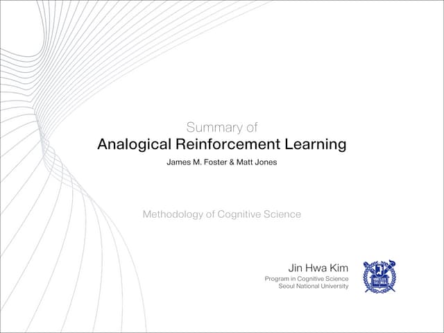 Summary of Analogical Reinforcement Learning