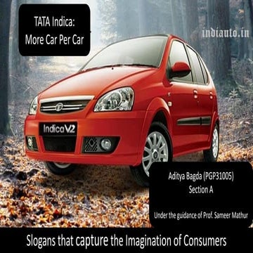 (MBASkills.IN) Tata Indica