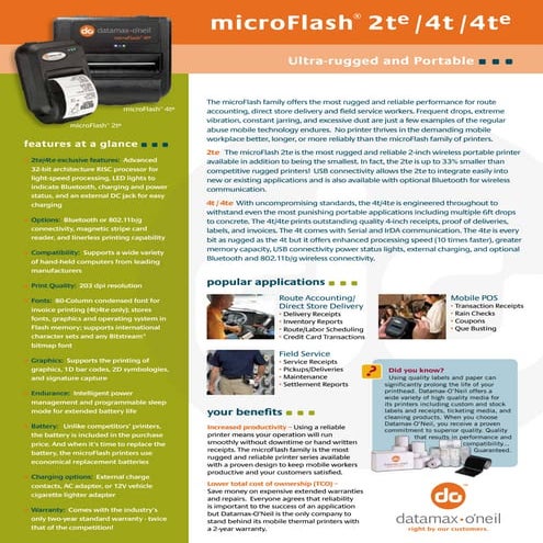Micro Flash 2te / 4te