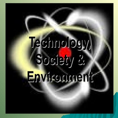 Mechanical Technology Grade 12 Chapter 2 Technology, Society & Environment
