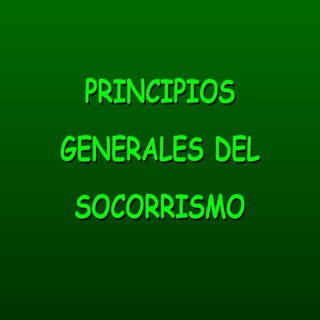 Principios del socorrismo