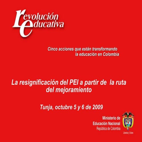 La resignificación del pei