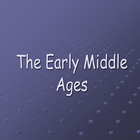 Early Middle Ages