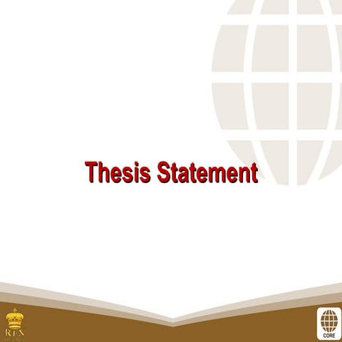Mastering Thesis Statements: Definition, Characteristics, and Examples ...