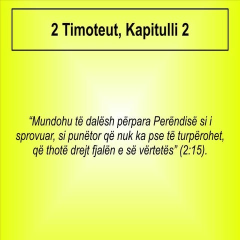 2 Timoteut 2 - Pjesemarres dhe spektatore