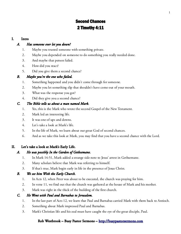 wedding sermons outline