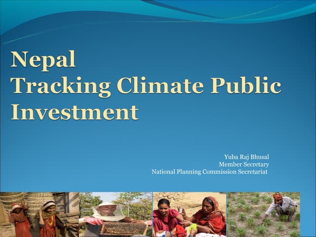 Tracking climate public investments in Nepal