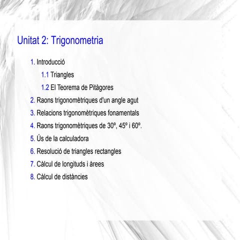 Trigonometria 4t ESO