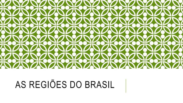 As Regiões do Brasil - 7º Ano (2017)