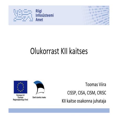 Olukorrast KII kaitses (Toomas Viira)