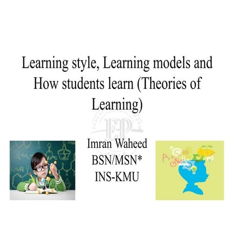 Learning/Thinking Styles and Multiple Intelligences | PPTX