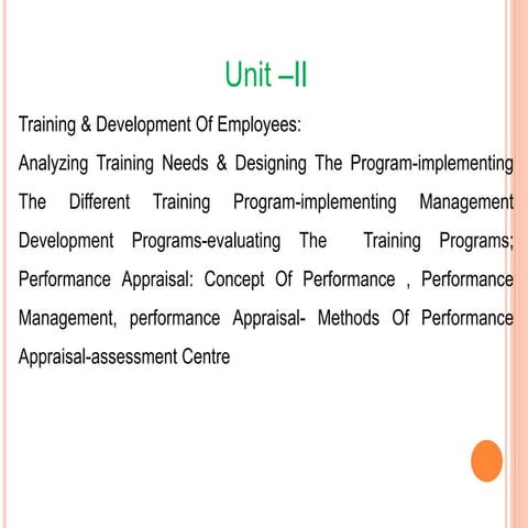 Human Resource Management Unit 2