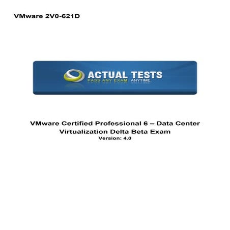 VCP 21- VMWare VPC 6