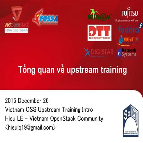 [OSS Upstream Training] 2 viet openstack_upsteam_training_info
