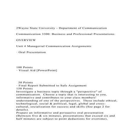 2Wayne State University - Department of CommunicationCom.docx