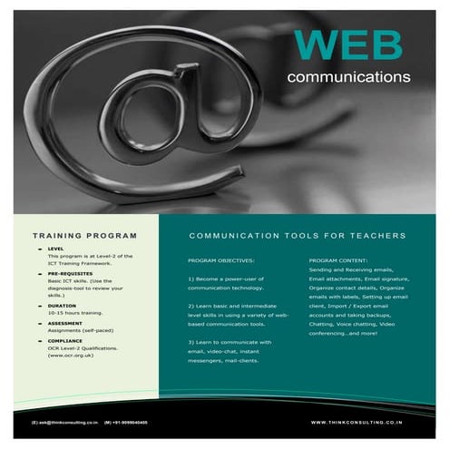 Web Communications Brochure