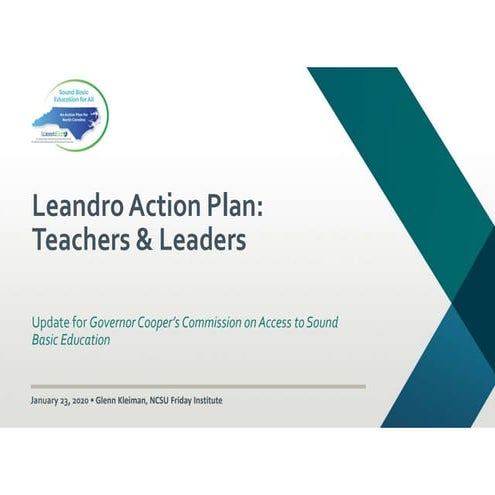WestEd Leandro Report: Teachers and School Leaders