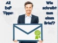 Wie schreibt man einen Brief?  A2 DaF Tipps