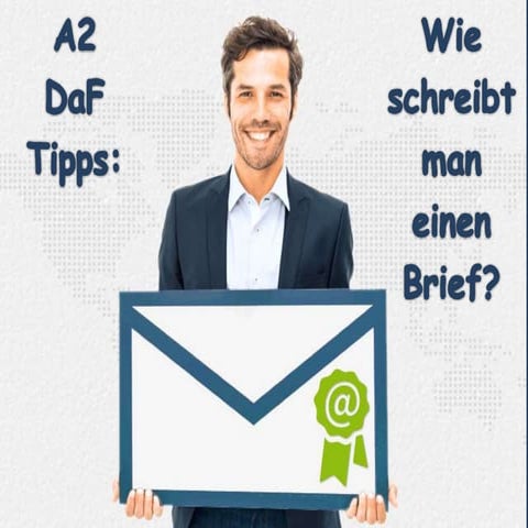 Brief Schreiben A2 Pdf Wie schreibt man einen Brief? A2 DaF Tipps | PPT
