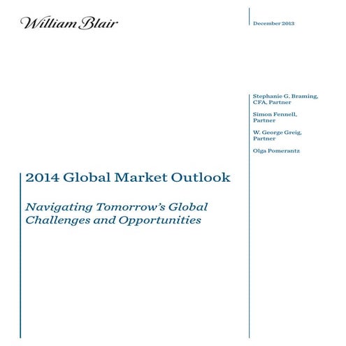 2 william blair global market outlook - december 2013