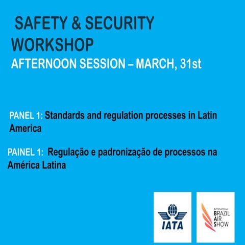 Felipe Carreras - LANDINGS LATIN AMERICA - Panel 2: Regional aviation ...