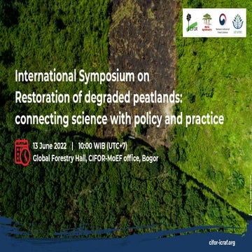 Landowners' preferences on peatland restoration models