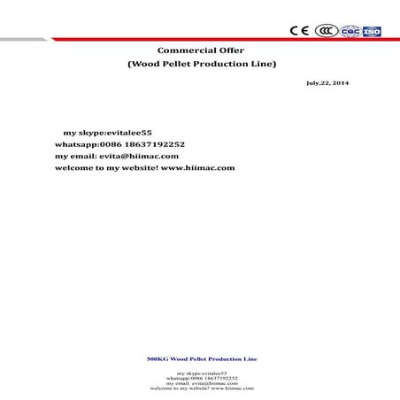 500 kg per hour wood pellet production line 