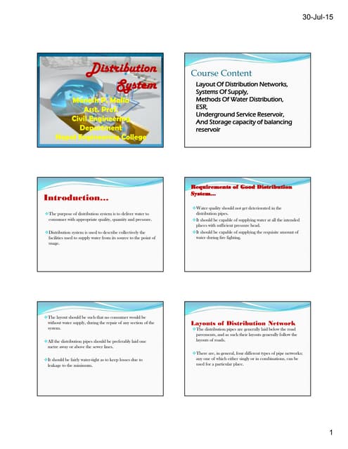 Chapter 7 Conveyance Of Water Pdf