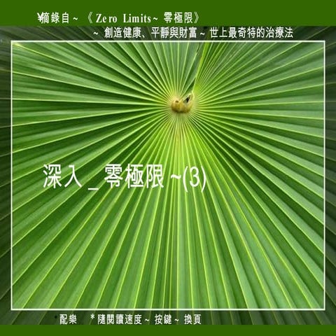 深入 零极限 3