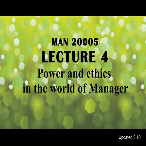 MAN 20005 - Lec 4