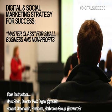 GA + SXSW PRESENT: DIGITAL STRATEGY FOR SMALL BUSINESSES & NON-PROFITS