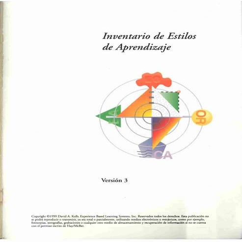 3. Estilos de aprendizaje