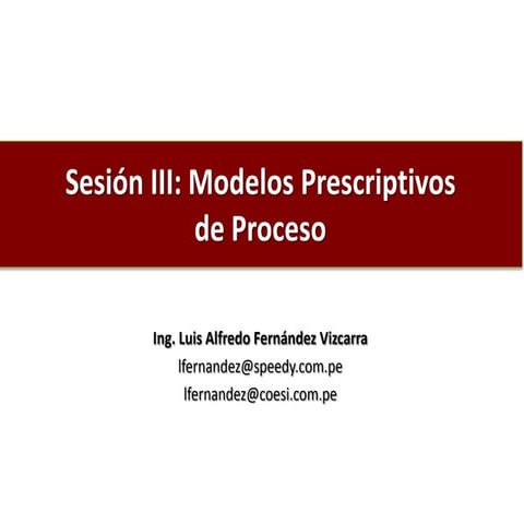 3. modelos prescriptivos de proceso
