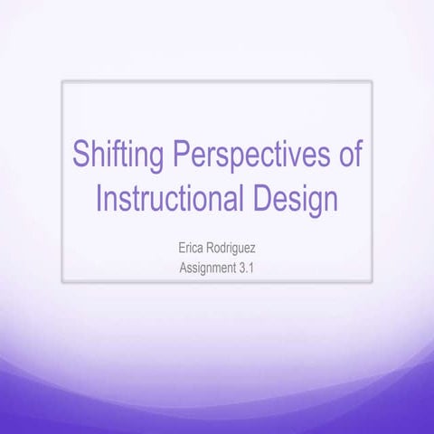 Shifting Perspectives From ID