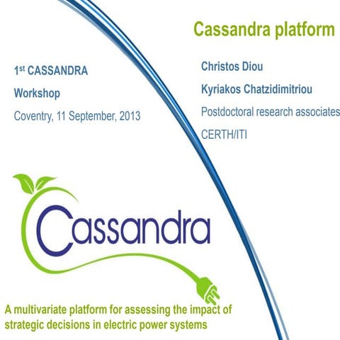 3. Christos Diou (CERTH/ITI) - Outline of the Platform’s Operation and Main F...