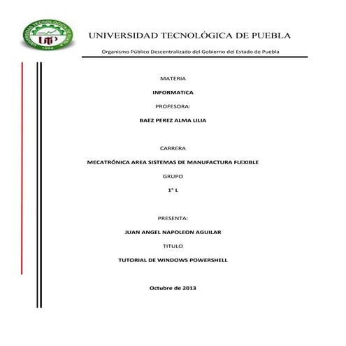 3. tutorial de windows powershell | PDF