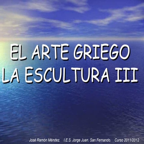 3.5.arte griego escultura iii IES JORGE JUAN