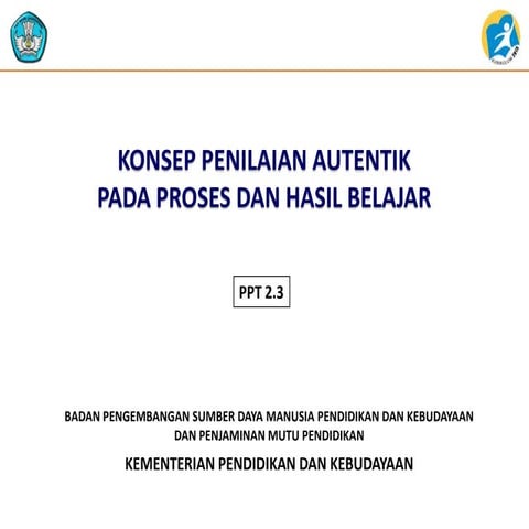 3.2 konsep penilaian autentik pada proses dan hasil rev