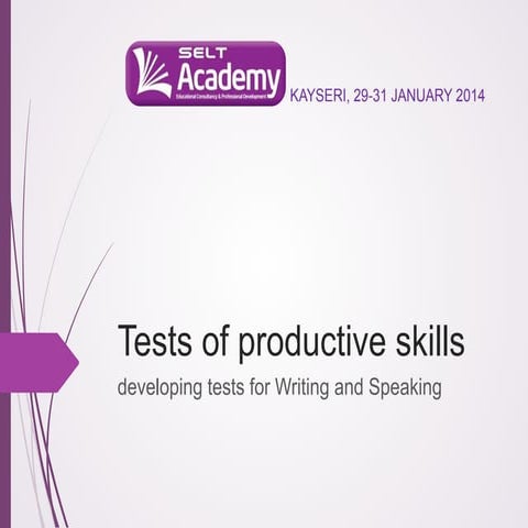 3.3 tests of productive skills: workshop CTS-Academic