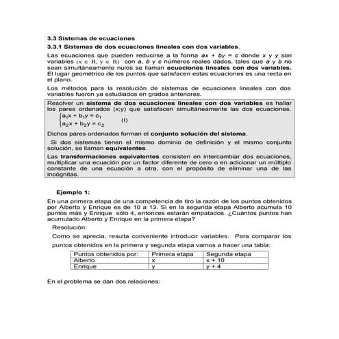 3.3 sistemas de ecuaciones (mayo 07)