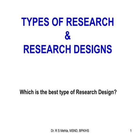 3. types of research study