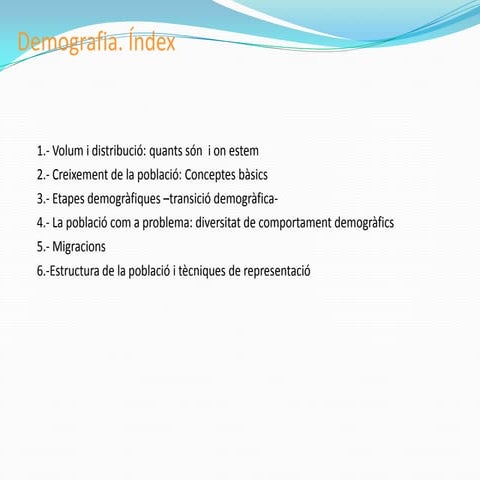 3. estudi de la població