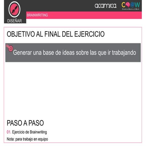 Brainwriting 635 | PPT