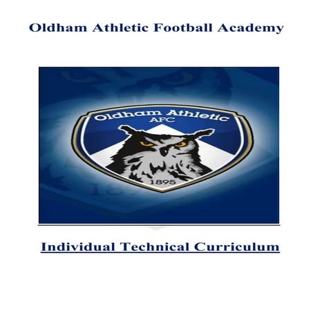 3.2.4a individual coaching programme and technical curiculum oafc academy