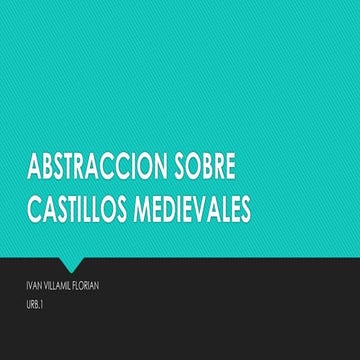 Castillos Medievales