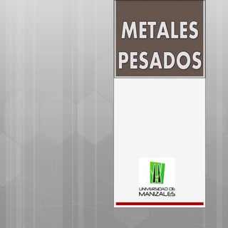 Intoxicacion por metales pesados, (...