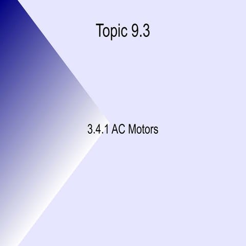3.4.1   ac motors