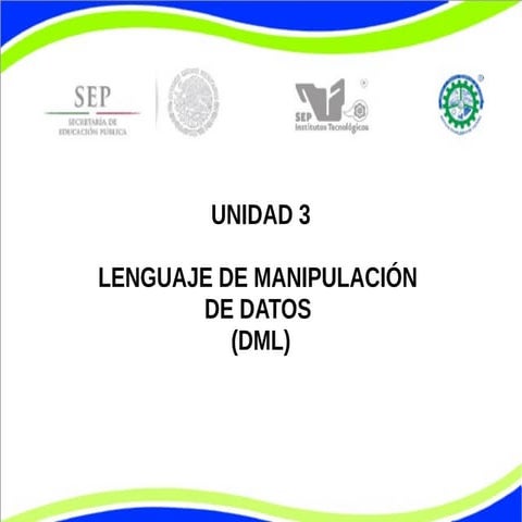3.1 inserción, eliminación y modificación de registros