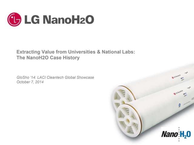 GloSho'14: LG Nano H20 - Jeff Green...