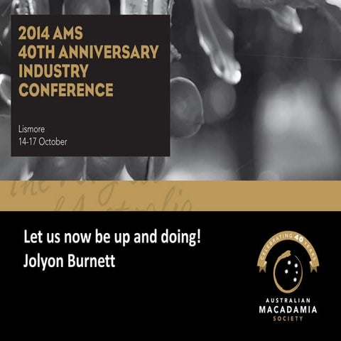 Jolyon Burnett - Innovation and investment summary